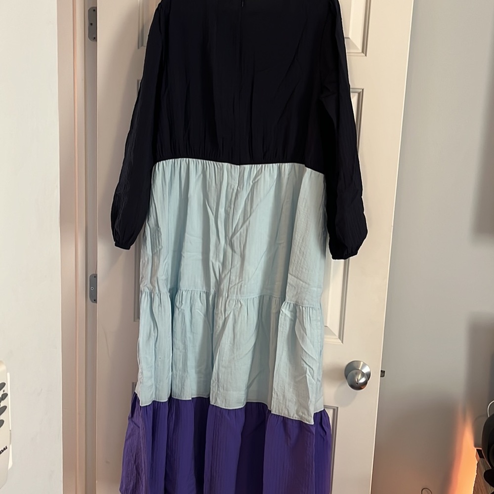 Lane Bryant Colorblock Maxi Dress - Picture 5 of 7